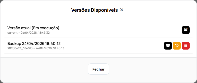 Gestão de Versões