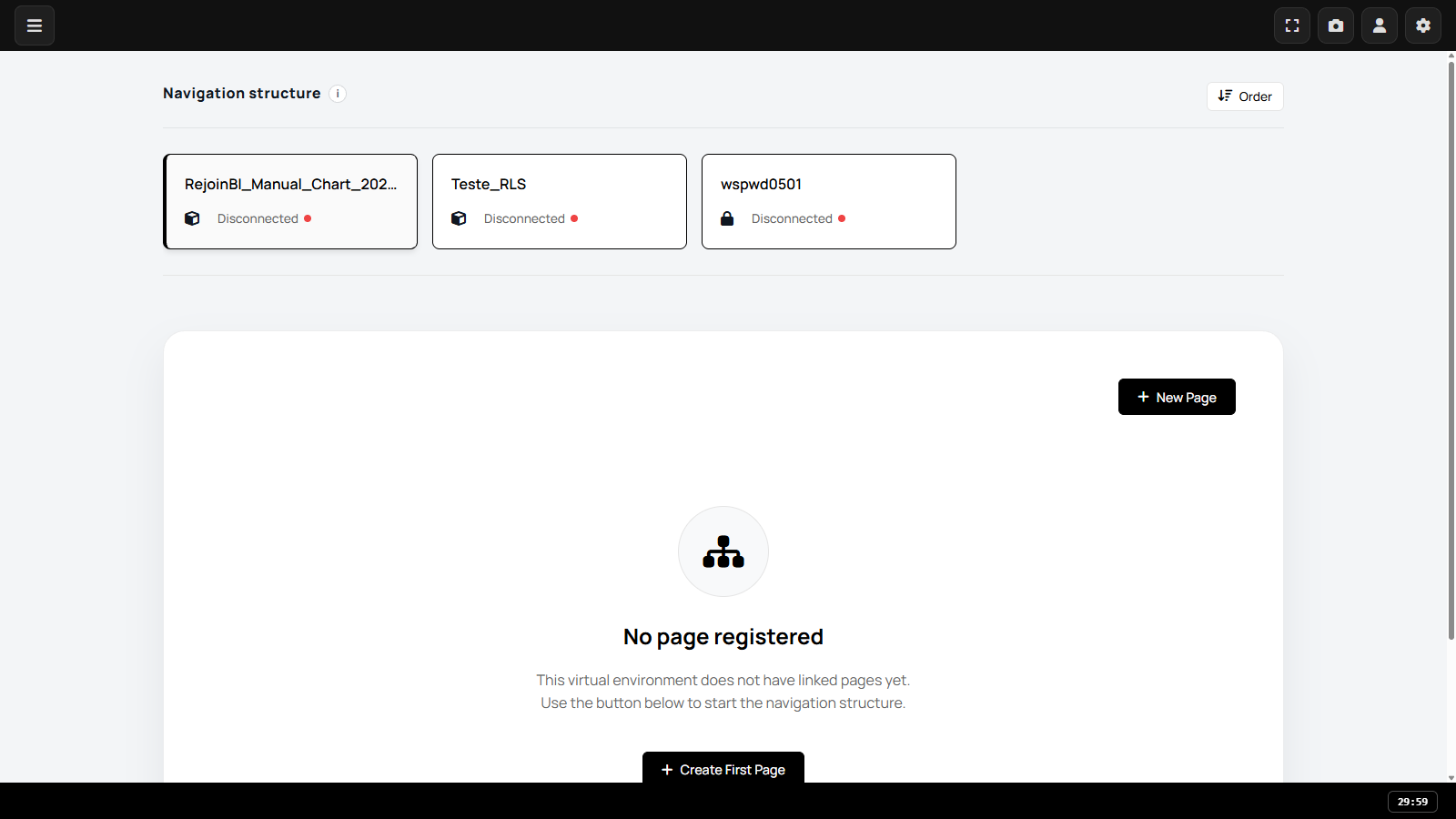 Manage Pages overview